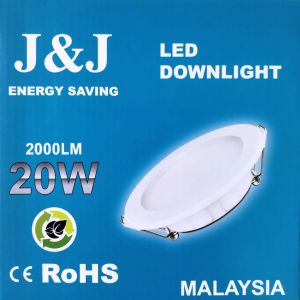 [SIRIM] LED Downlight Round 18W / 20W 6” Lampu Siling Rumah Recessed Downlight Panel Celling Super Bright Downlight 6500K