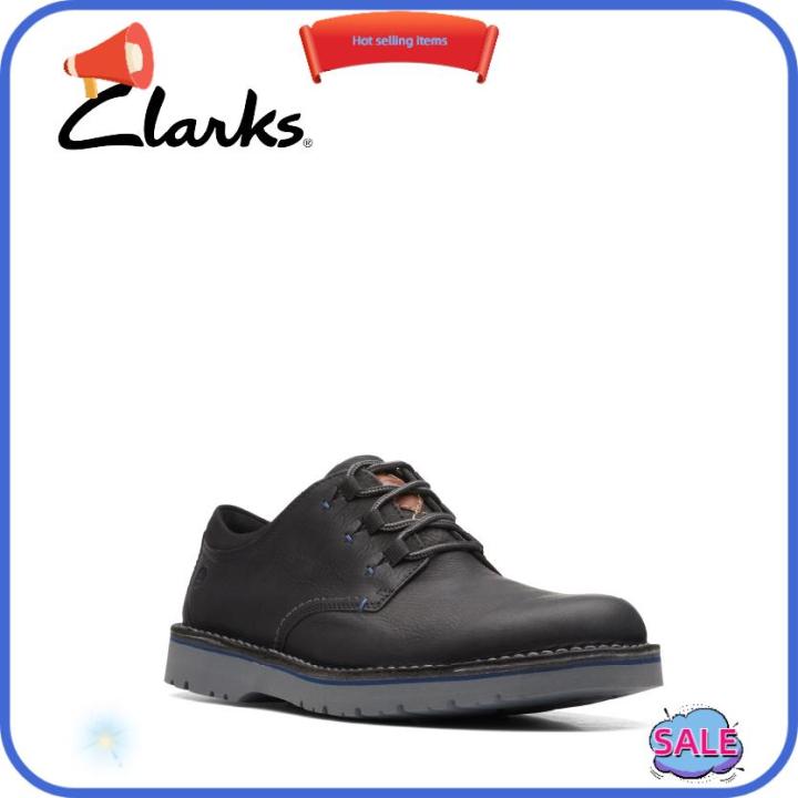 Clarks Men's Eastford Low Shoes Black Size 8 M