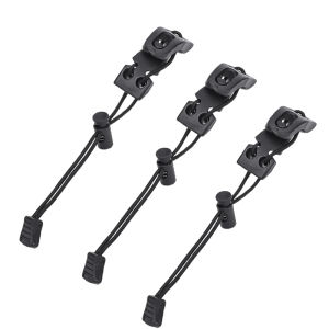 5ชิ้นเชือกยางยืดหัวเข็มขัดอเนกประสงค์คลิปไฟฉายกลเดินป่าแขวนไว้ที่ถ้วยกระเป๋ายึดถาวรกระเป๋าเป้สะพายหลังกลางแจ้งเครื่องมือผูกห่วง