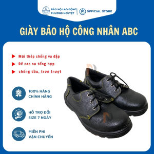 GIÀY ABC BẢO HỘ LAO ĐỘNG NAM NỮ CHỐNG ĐINH CHỐNG DẦU MỠ TRƠN TRƯỢT GIẦY CÔNG NHÂN XÂY DỰNG