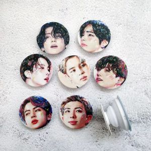 BTS Phone Holder Oil Painting Kildren Phone Stand KPOP BTS Mobile Phone Support Grip
