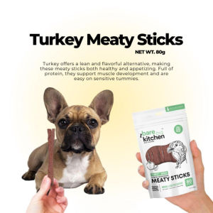 80g Luscious Bare Kitchen Meaty Sticks Dog Treats All Stages Adult Puppy Dog Snack Pet Essentials