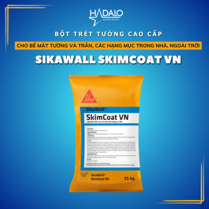 Sika Wall SkimCoat VN – Bột trét tường cao cấp độ bám dính cao bền bỉ với thời tiết - 25kg