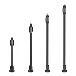 360 Degree Rotatable 17mm Socket 1/4 Screw Adapter for Car Mounts Tripods Smartphones Action Camera Aluminum Plastic