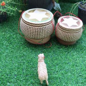 กระติ๊บ ข้าวเหนี่ยวแบบฟักทอง ขนาด 5 “ และ 6.5 “