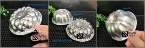 Khuôn Bánh Bông Lan Khuôn Nhấn Xôi Khuôn Rau Câu Khuôn Bánh Da Lợn 10 cm - NHÔM ĐÚC DÀY NGUYÊN KHỐI