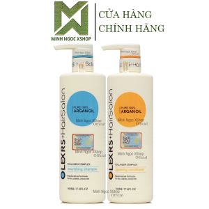Combo dầu gội xả kem ủ tóc dầu dưỡng phục hồi chống rụng Olexrs Hair Salon 80ML - 500ML - 960ML