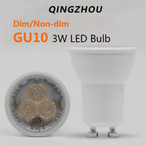 LED GU10 Spotlight Bulb 3W Non-Dimmable and Dimmable (Warm White/Natural White/Daylight)