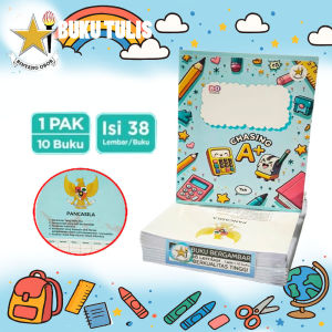 PROMO MURAH GROSIR Buku Tulis Bintang Obor / Sinar Dunia / SIDU & KIKY 38 Lembar - Perpack