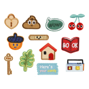 12 Pcs Book Iron On Patches Clothing Patches Repair Patches Radio Embroidery Patches for Bag Jeans Decoration