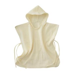 Childrens Bath Towel Cloak Absorbent Cotton Bathrobe Sleeveless for Baby Boys Girls Comfortable Showering Cape