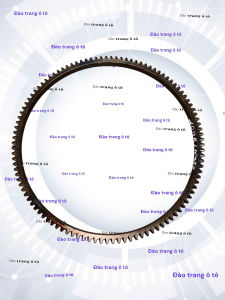 Vành bánh đà 109R N485 lắp cho xe ô tô 1 tấn 25 tấn 109 răng phổ biến