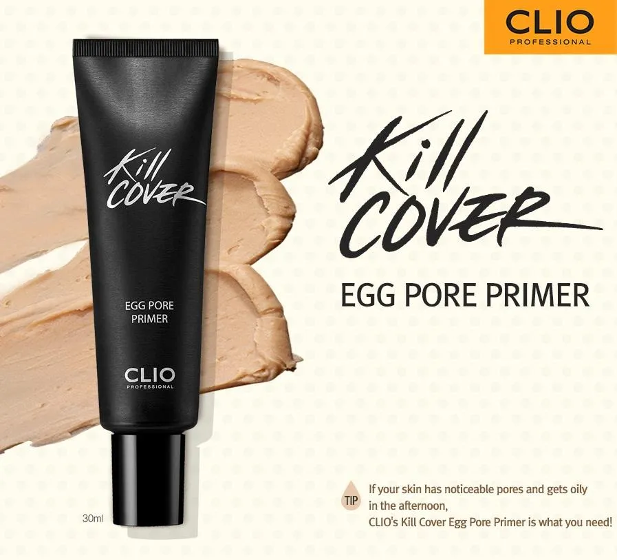 HCM]Kem Lót Kiềm Dầu Che Phủ Lỗ Chân Lông Clio Kill Cover Egg Pore Primer |  Lazada.vn