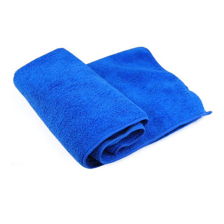thumbnail image 2 of Blue Super Soft Microfiber Cleaning Cloth - 300x400mm, Multi-Use For Home, Car, Polish & Wax 2 of 5