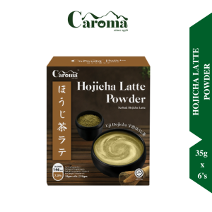 CAROMA Serbuk Uji Hojicha Latte 3‑in‑1 | 35gm x 6s 【Hojicha Terus Dari Jepun】