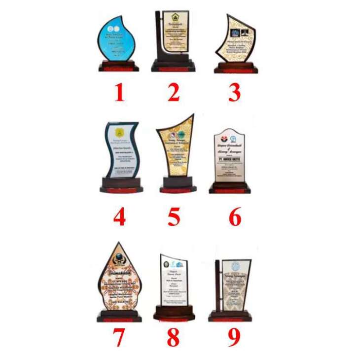 Vandel Kayu Asli Plakat Kayu Piagam Suvenir Magang Wisuda Pembicara