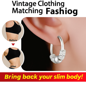 Good Fortune Comes With Silver Earrings Luxury Fashion Ear Clips Simple And Versatile Stud Earrings Elegant Ear Studs For Women Lucky Bead Earrings Attract Wealth 时来运转银耳扣