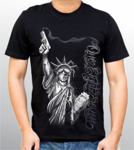 LIBERTY GUN | Kaos Pria & Wanita | T-Shirt Jumbo | Murah | Distro | Produk Lokal | CIAO.ID