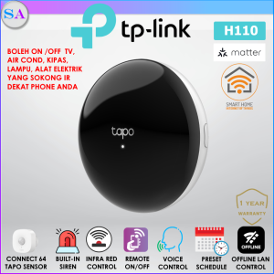 TP-Link Tapo H110 Smart IR IoT Hub with Siren InfraRed Remote Control Home