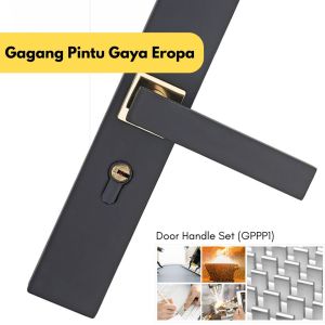 Gagang Pintu Gaya Eropa Pegangan BR144 Mewah Dan Bagus Anti Karat (GPPP1) Door Handle Set