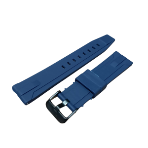 Rubber Strap Tali Jam Tangan Karet Silicon Halus Quickrelease Biru 22MM