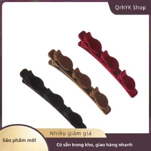 Hàng có sẵn✨ Đổ xô bangs Clip tóc mũ nón phụ nữ dễ thương barrettes hairgrip bện kẹp tóc Phụ kiện tóc