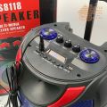 Tango Bluetooth Radio KTV Speaker Portable Trolley Super Bass Home Party Karaoke Wireless Player With FM/TF/USB/AUX/MIC. 