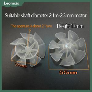 [Leomcio] ใบพัดลมพลาสติก7ใบขนาดเส้นผ่าศูนย์กลางภายนอก35มม. 42มม. 50มม. 65มม.