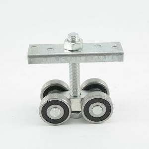 Heavy duty Hanging Sliding Grill Door Double Roller Bearing Gate Gear and Track Roller