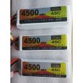 Pin LiPo cao cấp 3s, 4s, 6s 4500mah 45C dòng xả cao. 