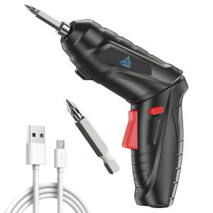 Set Bor Tangan Bolak Balik Screwdriver 42 Volt Tanpa Kabel Free Kabel Usb - 6004