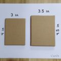 10 pcs Carton Double Wall Pre-cut Cardboard for Photocards Packaging. 