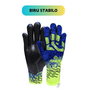 KANSA SARUNG TANGAN KIPER PREDATOR BOLA HAND GLOVES DEWASA UK 8 9 10 FULL LATEX