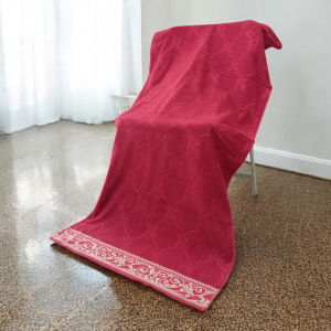 MPHK0796 Handuk Katun Dewasa Handuk Kanguru Motif List Bunga Melati Ukuran 70x135 cm Halus Lembut Menyerap Air & Nyaman Dipakai