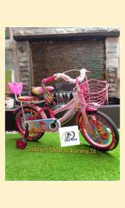 sepeda anak perempuan centrum 207 ukuran 1216 dan 18