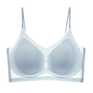 Florence 0.1cm Thin Summer Ice Silk Bra M-4XL Comfort Seamless Push Up Lingerie