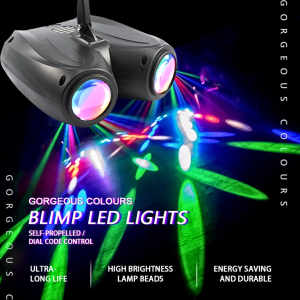 COD Emslaser Lampu Disco laser sensor suara musik sorot panggung LED RGB 128 LED 20W - EL20
