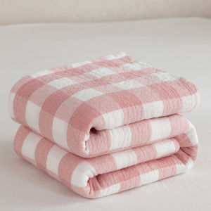 Washable Pure Cotton Multifunctional Gauze Blanket Soft Skin-friendly Thin Summer Air Conditioning Blanket Bedspread