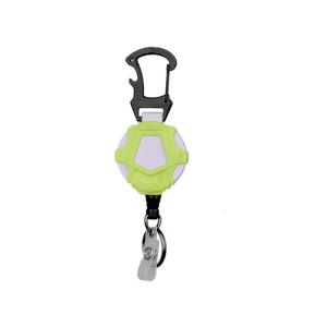 Heavy Duty Retractable Pull Badges Steel Wire Rope Buckles Key Holder Retractable Keychain Badges Holder Easy to Use
