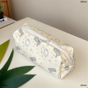 [COD] shiou Đơn Giản Dễ Thương Phim Hoạt Hình Mèo Mô Hình Bút Chì Trường Hợp Xách Tay Văn Phòng Phẩm Tổ Chức Pouch Kawaii Cô Gái Trường Nguồn Cung Cấp Trang Điểm Lưu Trữ Túi