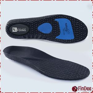 FinDee แผ่นพื้นรองเท้า สําหรับรองเท้ากีฬา  ดูดซับแรงกระแทก ยืดหยุ่นสูง ระบายอากาศได้ดี   Sports insole