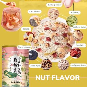 Meizhou Chia Seed Cereal Lotus Root Powder Soup Diet Cereal Slimming Original Breakfast TNTshop
