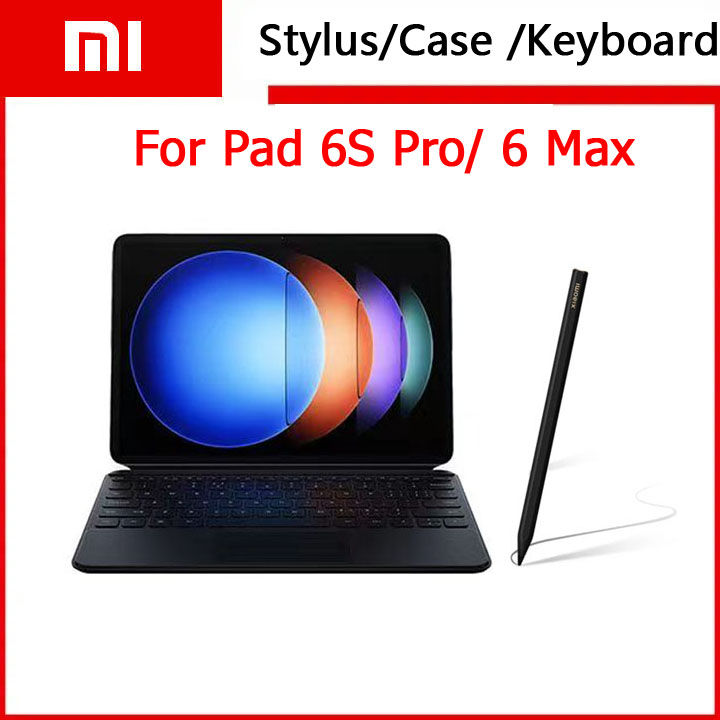 Stylet Focus Pour Xiaomi Pad 6S Pro 12.4 - Blanc, 8192 Niveaux Pression, Bouton Multifonction