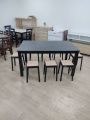 EWJ - 3600 9999/9984/9986 Dining set 1+4/1+6/1+8 with stool Meja Makan Murah Dining Table Meja Makan. 
