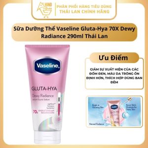Sữa Dưỡng Thể Trắng Da Vaseline Gluta-Hya Thái Lan Dưỡng Trắng Cấp Ẩm Chống Nắng Cho Da - Hinohouse