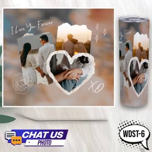 Transfer it Drinkware Skinny Tumbler New Trend Wedding Collage Design Collections Perfect for Souvenirs Newly Weds Anniversary Golden Anniversary and Keeping Memories