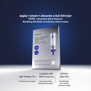 Mirae PDRNxExosome Rejuvenation Mask / NAD+ Collagen / EX8 Minutes Rejutide Mask | Post-Treatment Aesthetic Recovery 3s