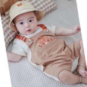 Body Yếm cho bé chất Vải thun lạnh Mềm Mịn mẫu quần áo sơ sinh Bé Gái Bé Trai siêu dễ thương từ 0 đến 12 tháng