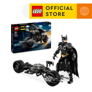 LEGO Super Heroes 76273 Baan Construction Figure and the Bat-Pod Bike (713 Pieces) Super Heroes Toys (12 Tahun+)