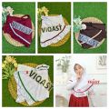 𝐕𝐈𝐐𝐀𝐒𝐓 - KERUDUNG SEKOLAH TK & SD TALI  REMPEL GLADIS ( Size 6 - 10 Tahun ) JILBAB ANAK SEKOLAH KAOS HIJAB KEKINIAN. 
